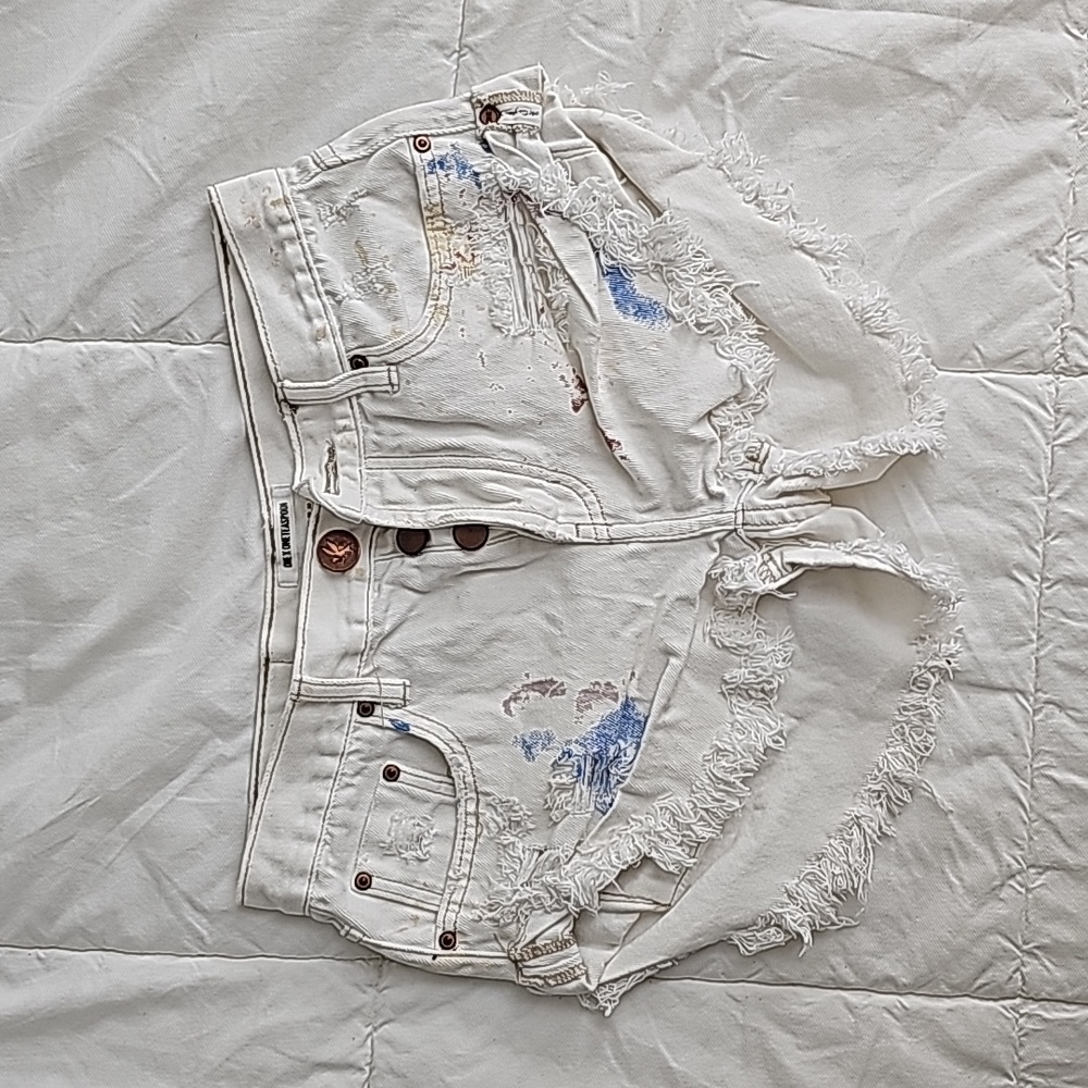 One Teaspoon white shorts